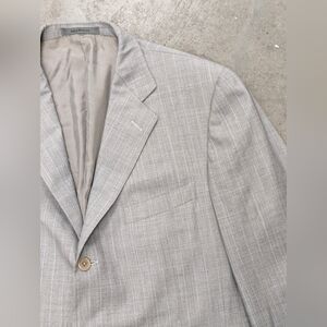 ·Ermenigildo Zegna Striped Blazer, 56R